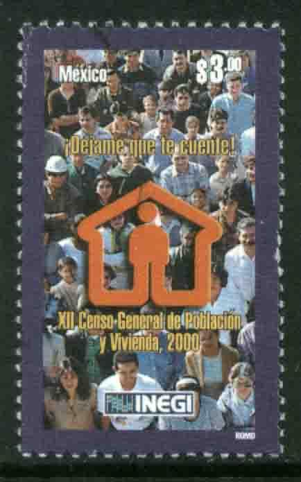 MEXICO 2178, Year 2000 Census of Population and Housing. MINT, NH. F-VF.