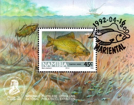 Namibia - 1992 Freshwater Angling Foundation MS Used