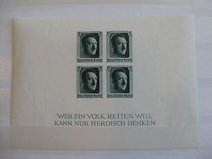 Germany Scott B103  Michel Block 8 mint never hinged