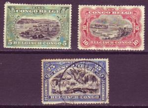 Belgian Congo 60-62 Mixed set