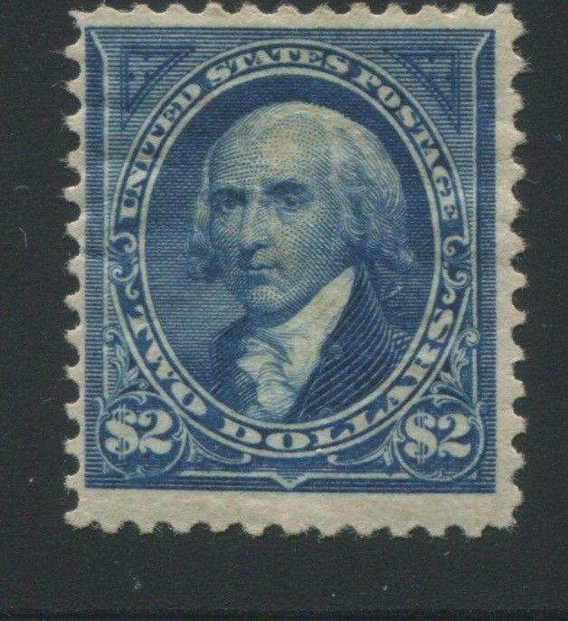 1894 US Stamp #262 $2 Mint Original Gum Hinged Catalogue Value $2750 Certified