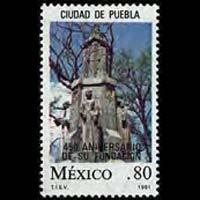 MEXICO 1981 - Scott# 1230 Puebla City Set of 1 NH