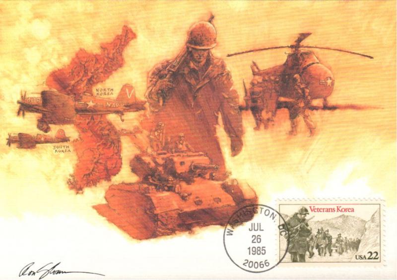 #2152 Korean War Veterans Maxi FDC