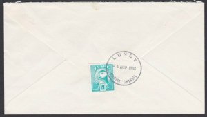 GB LUNDY 1988 cover - 21p Puffin............................................F873