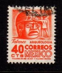 Mexico - #880 Stone Head Redrawn  - Used