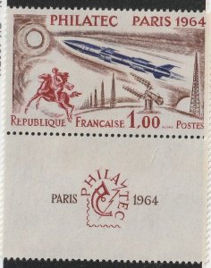 France 1961  Philatec Paris  Mint  Sc# 1100