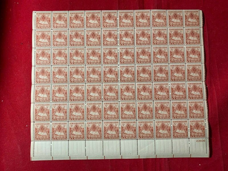 SCOTT#976,3C STAMP FORT BLISS CENTENNIAL SHEET OF 70 MNH