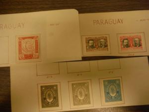 WPPhil 36 Paraguay Stamp Accumulation All Mint Hinged