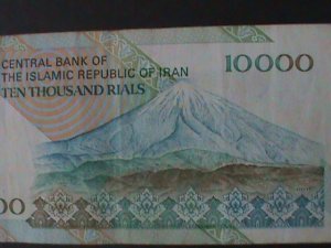 ​IRAN-CENTRAN BANK OF IRAN-10000 RIALS LT. CIRCULATED BANK NOTE VERY FINE