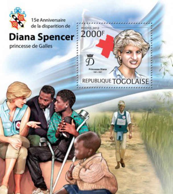 Togo - Diana, Princess of Wales - Souvenir Sheet - 20H-431