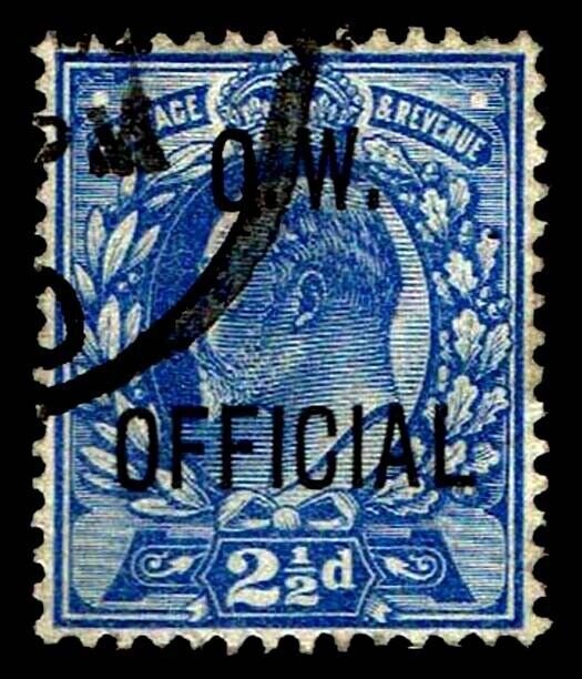 1902 GB #O52 Office of Works Official Wmk 30 - Used - VF - CV$600.00 (ESP#3792)