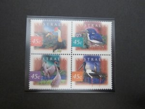 Australia 1996 Sc 1531a bird set MNH