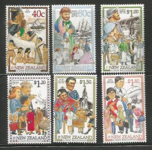 NEW ZEALAND 1492-1497  MNH, NEW ZEALAND'S MULTI-CULTURAL SOCIETY