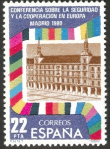 SPAIN Scott 2222 MNH** 1980 Flag stamp