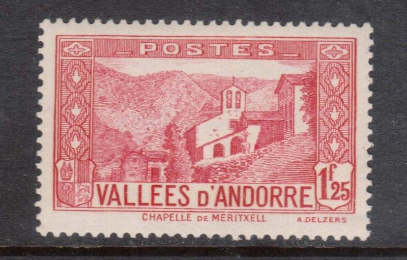 French Andorra #52 VF Mint