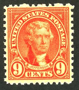 U.S. #641 MINT OG NH