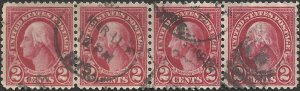 # 634b Used Carmine Lake George Washington SCV-2,000.00