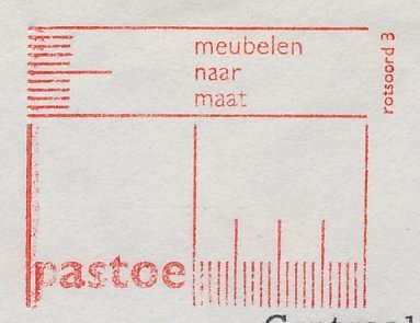 Meter cover Netherlands 1965 Straight edge - Ruler