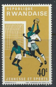 Rwanda  SC# 167  MNH Youth Sports   see details/scans 