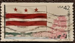 US SCott # 4283; used 42c Flags/Nation, 2008; XF centering; PNC# S111111111;