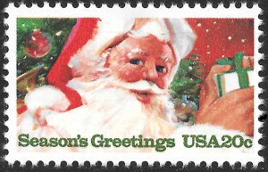 2064 20¢ Santa Claus Season's Greetings Mint  NH OG