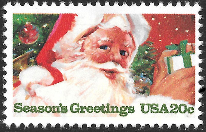 2064 20¢ Santa Claus Season's Greetings Mint  NH OG