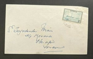 1963 Nukualofa Tonga Cover to Vavau