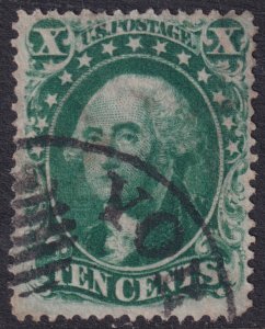 #33 Used, F-VF, Clean, neat cancel (CV $190 - ID52995) - Joseph Luft