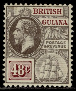 BRITISH GUIANA GV SG266, 48c grey & purple-brown, M MINT. Cat £23.