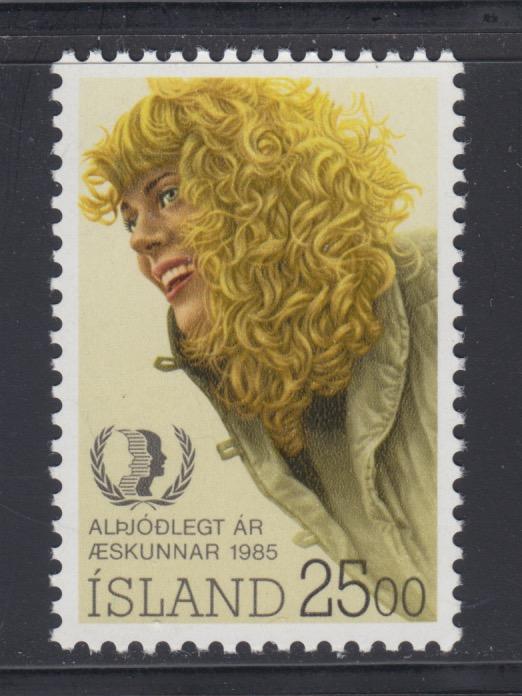 Iceland    #609     mnh     cat 1.25