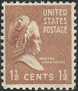 # 805 MINT NEVER HINGED ( MNH ) MARTHA WASHINGTON