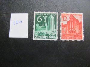 Germany  1939 MNH SC 492-493 SET  XF 15 EUROS (124)