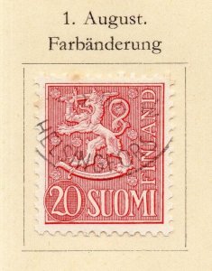 Finland 1955 Early Issue Fine Used 20p. NW-215151