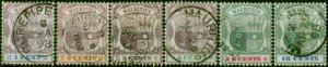 Mauritius 1895-99 Set of 6 SG127-132 Fine Used
