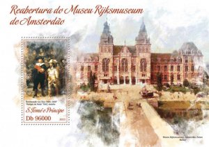 St Thomas - Art Museum of Amsterdam - Stamp Souvenir - ST13304b