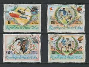 Thematic Stamps Others - UPPER VOLTA 1983 World EVENTS (Diana) 665/8 4v used