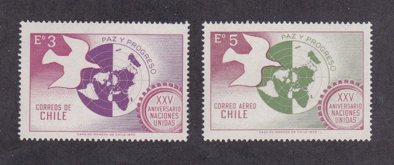 Chile 396,C306, F-VF, MNH