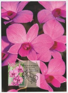 Maximum card Australia 1998 Orchid