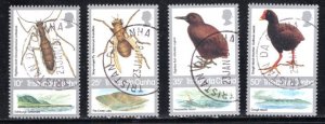 Tristan da Cunha #404-407 VF,  Used, CV $5.30    ....   6550050