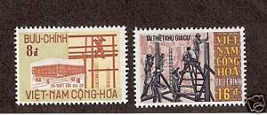 South Vietnam 1970 SC# 377-78 Building,construction Set MNH