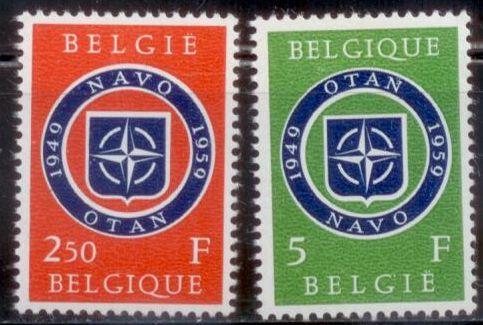Belgium 1959 SC# 531-2 MNH L59