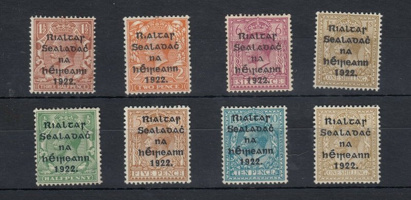 Ireland 1922 Definitive Mint Set SG1/8 MH J6290