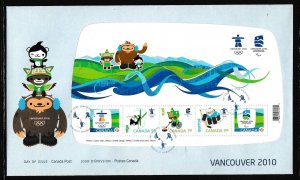 Canada Scott 2305 FDC - Vancouver 2010