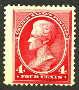 U.S. #215 MINT OG HR THIN