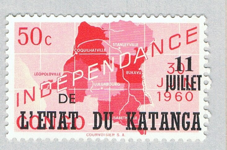 Katanga Map pink 50c (AP133906)