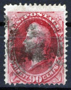 US Stamps  155 used F 90c Commodore Hazard, CV $325 ZAYIX 1124NB012