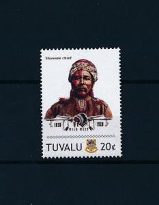 [80908] Tuvalu 2011 Native Americans Indians Shawnee Chief MNH