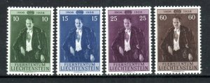 Liechtenstein 1956 50th Birthday of Prince Francis Joseph II set MH 