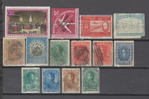 COLLECTION LOT # 2977 VENEZUELA 13 ALL CONDITIONS STAMPS 1882+ CV+$15