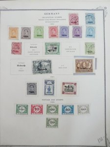 EDW1949SELL : GERMANY Mint & Used collect of German Occupation issues Cat $1,085